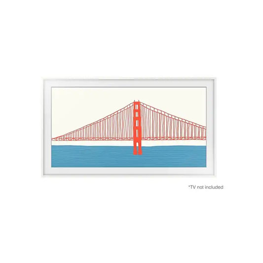 Samsung Customizable Frame For 2021 The Frame TV – White