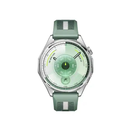 Huawei Watch GT 6 GPS 46mm – Green Fluoroelastomer & Fabric Strap
