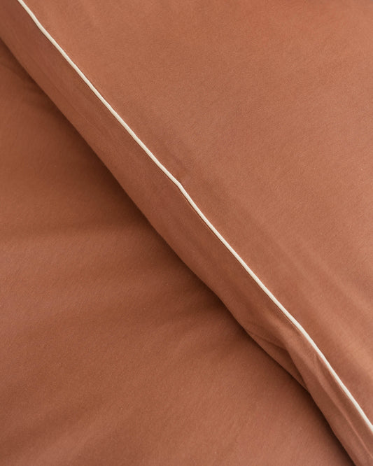 The Luxury Piped Duvet Cover Set