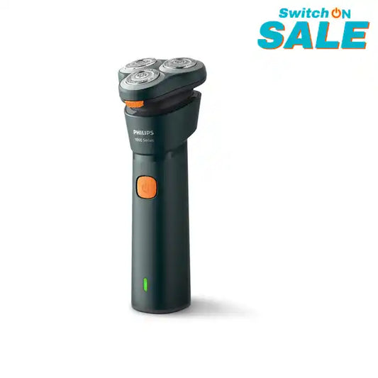 Philips Shaver 1000 Series Wet & Dry Electric Shaver - Blue & Orange