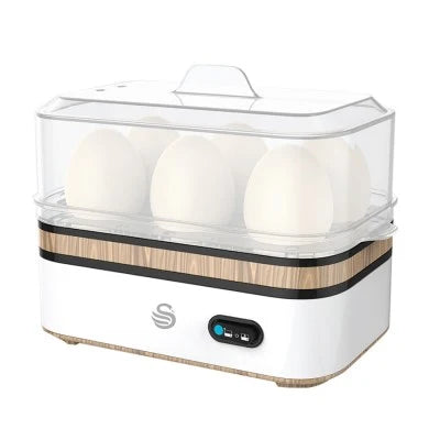 Swan White 6‑Egg Boiler