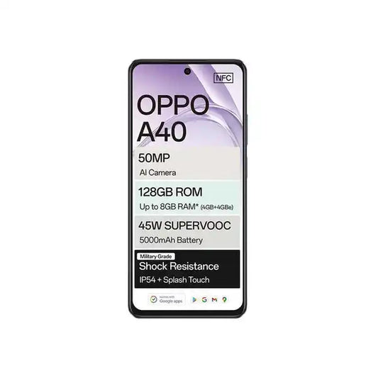 OPPO A40 4GB+128GB - Sparkle Black