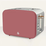 Swan Nordic Fuchsia Rose 2 Slice Toaster