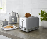 Retro Grey 2 Slice Toaster