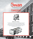 Swan Townhouse Stainless Steel Pearl White 2 Slice Toaster