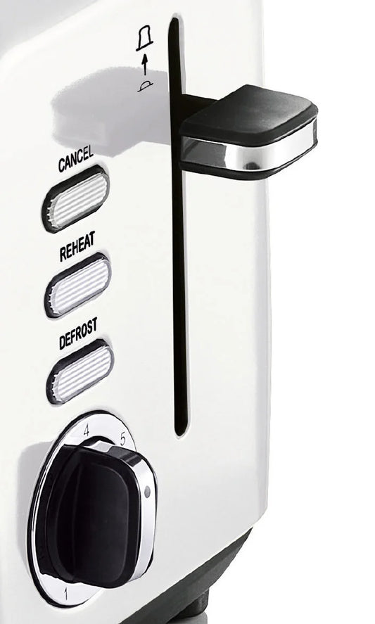 Swan Townhouse Stainless Steel Pearl White 2 Slice Toaster