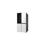 Samsung Bespoke 704L French Door Refrigerator With Customisable Design & Seethru Door - White + Free Gift