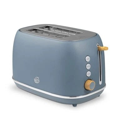 Fjord Grey 2 Slice Toaster
