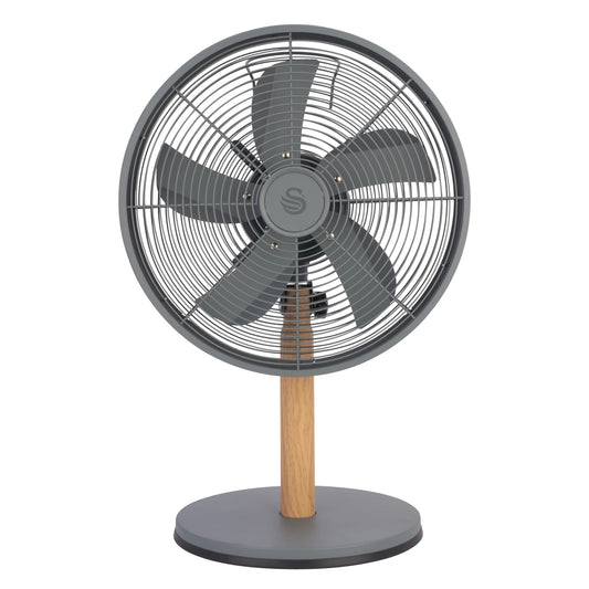 Swan Nordic Slate Grey 30cm Desk Fan