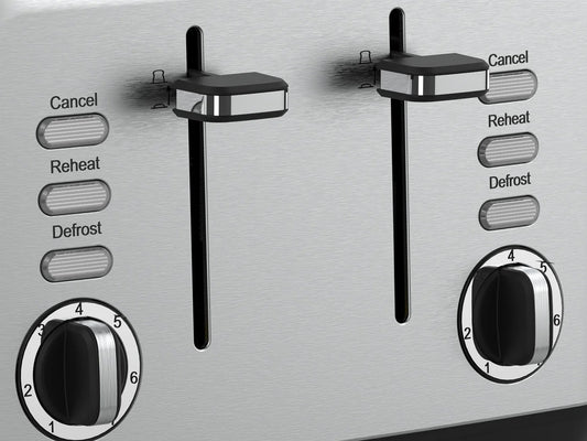 Swan Townhouse Stainless Steel Silver 4 Slice Toaster