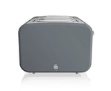 Nordic 4 Slice Slate Grey Toaster