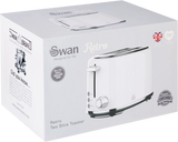 Swan Retro White Toaster