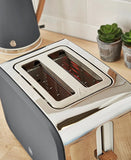 Nordic Slate Grey Cordless Kettle & 2 Slice Toaster