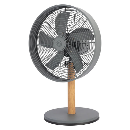 Swan Nordic Slate Grey 30cm Desk Fan