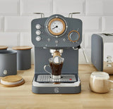 Nordic Slate Grey Espresso Coffee Maker