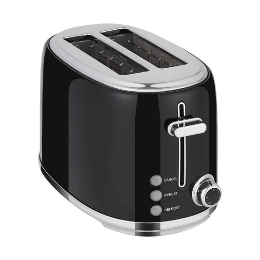 Swan Retro Toaster Glossy Black